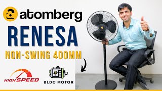 Atomberg Renesa 400mm Pedestal Fan Review | Remote Control, High Speed, BLDC Motor & Silent [NEW]✌️