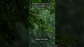 Rain Drizzle Sound Effect. Free Copyright SOUND EFFECTS | SoundME #shorts