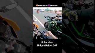 Kawasaki ninja H2 😍 Ninja ZX10R public reaction 🔥#viral #baiklover #motovlog #shorts #ytshorts