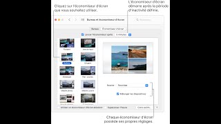 Utiliser un économiseur d’écran sur Mac