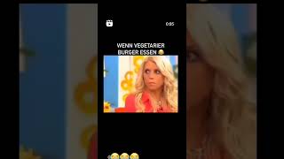 Wenn vergetarier Bürger essen 😂 #funny #comedy #lustigevideos #meme