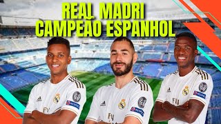 REAL MADRI 4 X 0 Espanyol todos os gols do real campeão do campeonato espanhol - hala Madrid #shorts