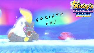 A FIGHTING DUEL! Kirby's Return to Dreamland Deluxe: Goriath EX Battle!