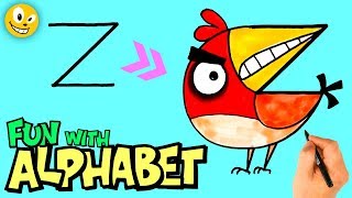 How to Draw with Alphabets! (R-Z)｜Wordtoons｜ABC Fun for Kids｜Drawing Alphabet Letters | OKIDOKIDS