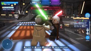 LEGO Star Wars - Yoda Vs Count Dooku [BOSS FIGHT]