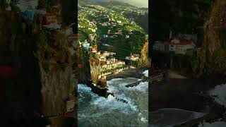 Hidden Town Between Mountain 🏞️🌫️ #shorts #viral #portugues