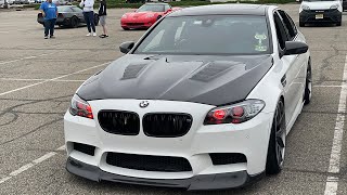 BMW F10 M5 GETS A CARBON FIBER VENTED HOOD!!