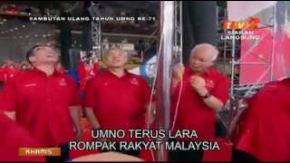 Lagu UMNO versi Najib penipu