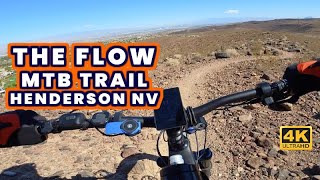 The Flow Trail - Fast & Easy MTB Local Trail | Henderson Nevada | 4k