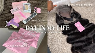 Day In My Life| Entrepreneur Vlog| Pack Orders With Me ft cnicolecollection