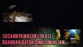 susahnya tempat bongkar batok kelapa?.. dimusim hujan 🤔