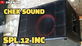 cheksound box SPL 12 inc sound miniature