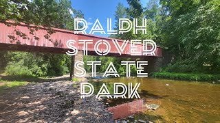 Ralph Stover State Park and the unusual Boxed Pony Covered Bridge