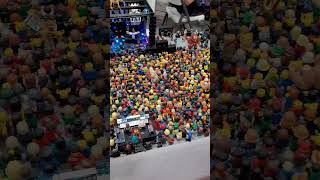 Huge lego concert 1253 mini figures #satisfying #lego #minifigures #concerts satisfying