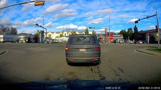 Jaysus!  Dashcam of an near vehicle-pedestrian collision, Fort McMurray