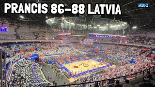 DRAMATIS! LATVIA Singkirkan Prancis! Update Indonesia Arena! Suasana Game Ke-2! Prancis 86-88 Latvia