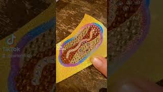 diamond paint this sparkly hotdog with me! #diamondpainting #satisfying #shorts #hotdog #cute #fun