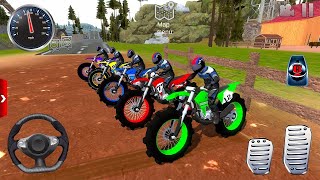 Off-road Motos Dirt Bike Multiplayer Mud Impossible Racing Motorcycle Stunt Android Driving Gameplay