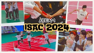 &TEAM (앤팀) at ISAC (아육대) 2024 - Hyung Line 400m Relay Race win + YuMaki Reaction [Fancams]