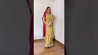 Easy Dupatta draping style #draping #dupattastyling #