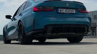 BMW M3 Competition - dźwięk wydechu / exhaust sound