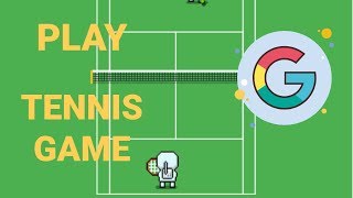 Play Hidden Wimbledon Tennis Game in Google Search