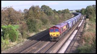 Rail Freight workings in North Lincolnshire on 26th October 2021 [25 mins]