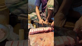 Amazing Grass Carp Fish Cutting Skills In Bangladesh Fish Market By Expert Cutter #shorts