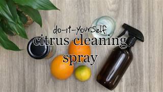 Make Your Own Citrus Cleaning Spray