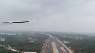 Air China 777-300ER landing in HAK