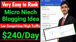 Very Easy, Micro Niche Blog Ideas in Hindi/Urdu | Micro Niche Blog Topics | Micro Niche Website