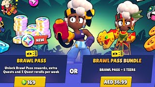 Brawl Stars Brawl Pass Season 18 - Unlocked New Skin Jungle Queen Maisie - Brawl Pass Season 18