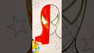 Spider-man Coloring ||Awesome Drawing Clips|| Drawing And Painting||Art Work