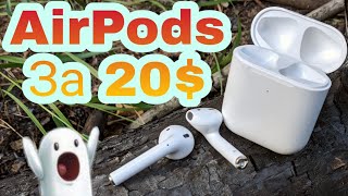 Китайские AirPods за 20$ БЕСПРОВОДНЫЕ НАУШНИКИ TWS I9000 I90000 I100000