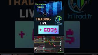 Live Trading Gains  600$ - Formation Process