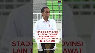 Jokowi himbau rawat stadion #jokowi #stadion #sepakbola #soccer #shintaeyong #erickthohir #shorts