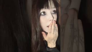 ровно год, как я слушаю эту песню каждый день #drain #makeup #makeuptutorial #y2k #goth #gothgirl