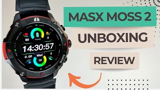 MASX MOSS 2 - Smartwatch MILITAR Com Tela AMOLED e 100 Modos ESPORTIVOS - Unboxing e Review!