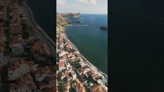 Σκάλα Ερεσού #λέσβος #travel #μυτιλήνη #drone #aeoliansland #beach