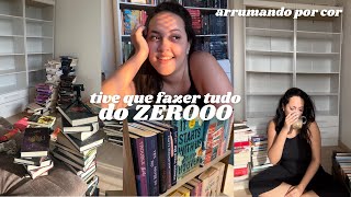 Organizando TODOS os meus livros pós mudança | DIÁRIO DE MUDANÇA #2