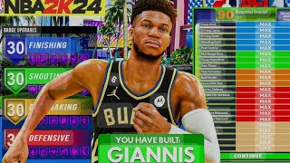 🔴 Giannis Antetokounmpo - build is insanely good Best Big man nba 2k24 current gen