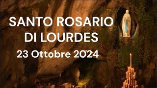 Il Santo Rosario di Lourdes di oggi - Mercoledi 23 Ottobre 2024