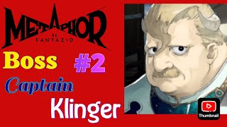 Metaphor Re:Fantazio Boss #2 Captain Klinger #metaphorrefantazio #metaphor #videogame #ps5 #rpg