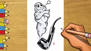 How To Draw A Cute Ghost For Kids - Cool Drawings Step By Step That You Can Do With Your Kid