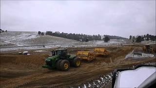 Building A Berm With Deere Pull Pans