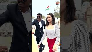 Shraddha Kapoor arrived at Jamnagar for Anant Ambani & Radhika Merchant's Pre-Wedding Event