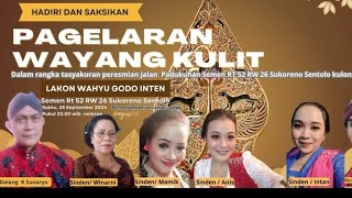 🔴LIVE PEGELARAN WAYANG PADUKUHAN SEMEN RT52..