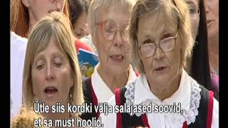 ANNE VESKI Unustatud plaat saatest Lauluga maale 25. augustil 2012. Märjamaal