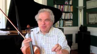 Itzhak Perlman talks about the Beethoven Violin Concerto