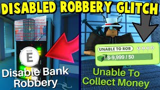 Brand New OP Disabled Robbery Glitch In Jailbreak! | How To Prevent Players From Robbing Anything!